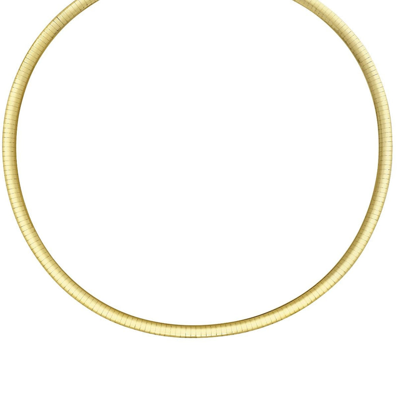 14K & Silver 5mm Reversible Bi Metal Omega