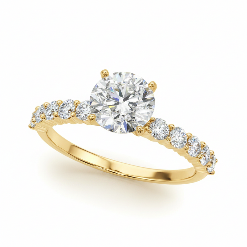 Remount Ring Engagement Ring — Yellow Gold