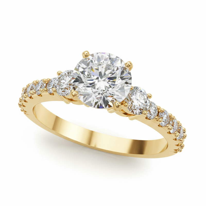 Remount Ring Engagement Ring — Yellow Gold