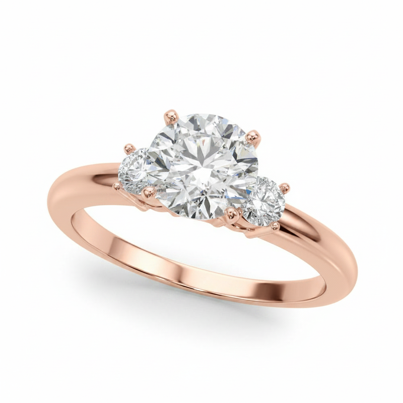 Remountring Engagement Ring — Rose Gold