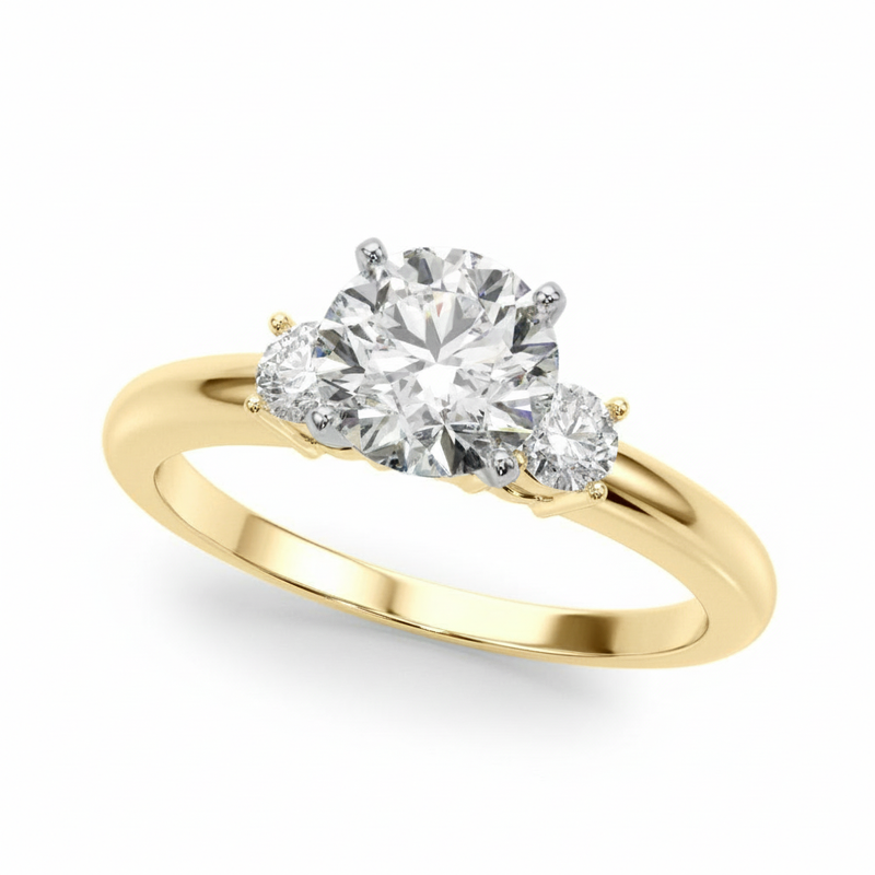 Remountring Engagement Ring — Yellow Gold