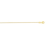 14K Gold 0.97mm Oval Cable Chain
