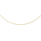 14K Gold 1.5mm Round Omega with Screw off Lock