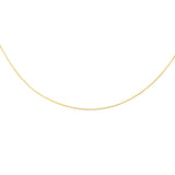 14K Gold 1mm Round Omega with Screw off Lock