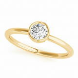 1/3 ctw Round Solitaire Stackable — Yellow Gold