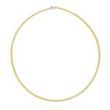 14K Gold 2.5mm Reversible Bi Metal Omega