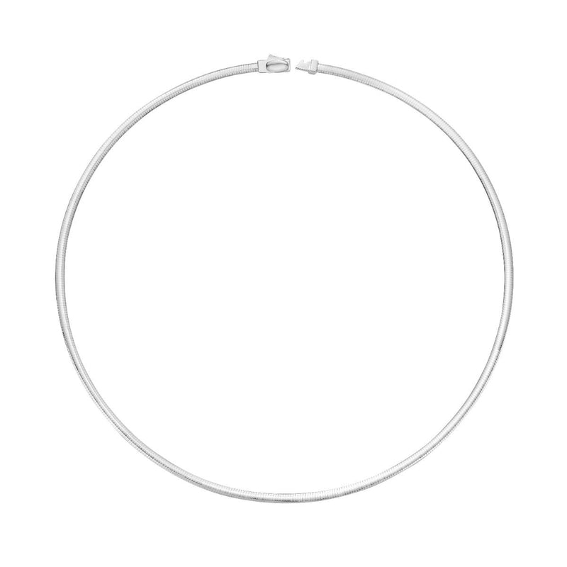 14K Gold 3mm Reversible Bi Metal Omega