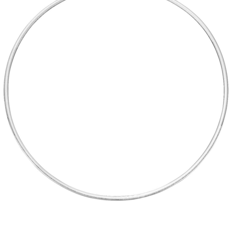 14K Gold 3mm Reversible Bi Metal Omega
