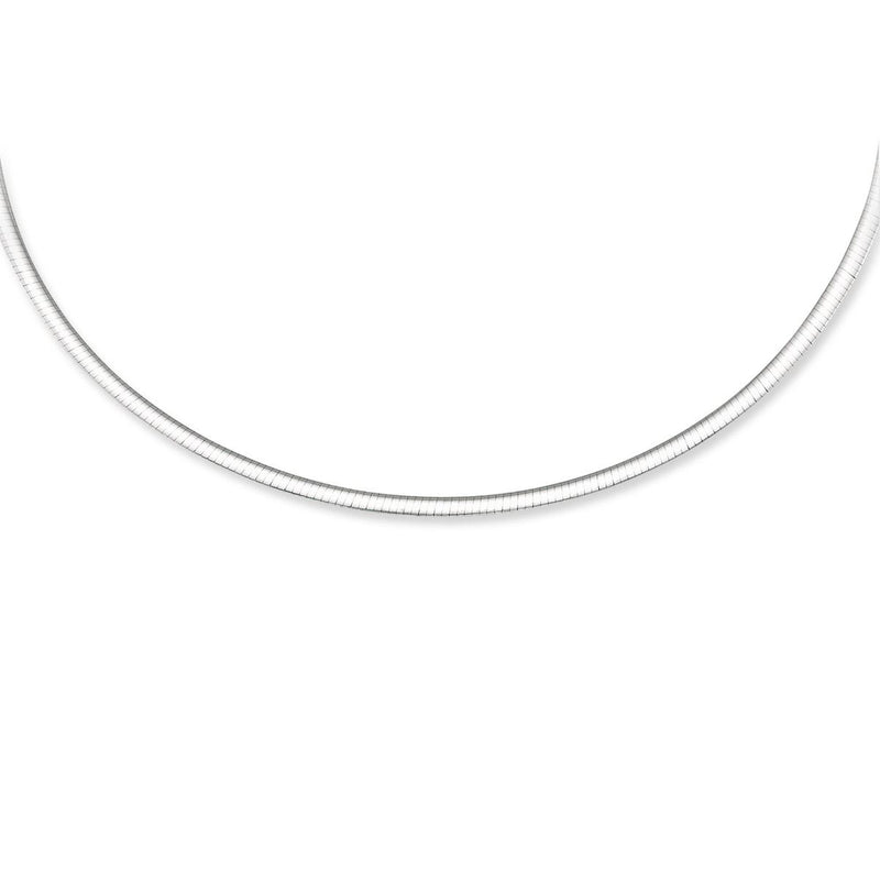 14K Gold 4mm Reversible Bi Metal Omega