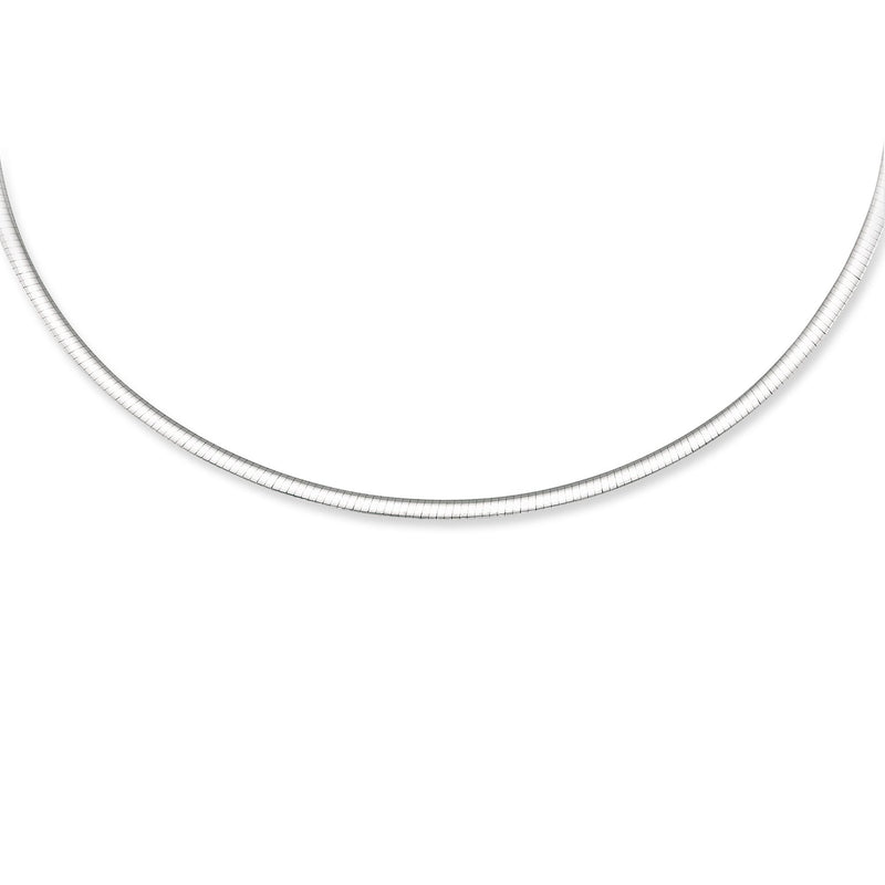 14K Gold 3mm Reversible Bi Metal Omega