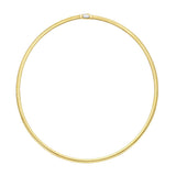 14K Gold 4mm Reversible Bi Metal Omega