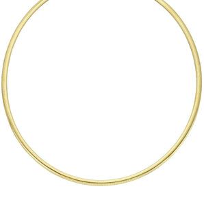14K Gold 4mm Reversible Bi Metal Omega