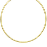 14K Gold 4mm Reversible Bi Metal Omega