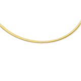 14K Gold 4mm Reversible Bi Metal Omega