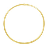 14K Gold 6mm Reversible Bi Metal Omega