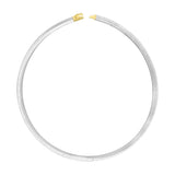 14K Gold 6mm Reversible Bi Metal Omega