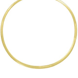 14K Gold 6mm Reversible Bi Metal Omega