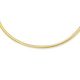 14K Gold 2.5mm Reversible Bi Metal Omega