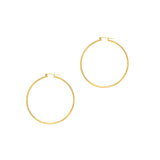 14K Gold 2x55mm Hoops
