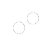 14K Gold 2x50mm Hoops