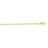 14K Gold 1.1mm Sparkle Chain 