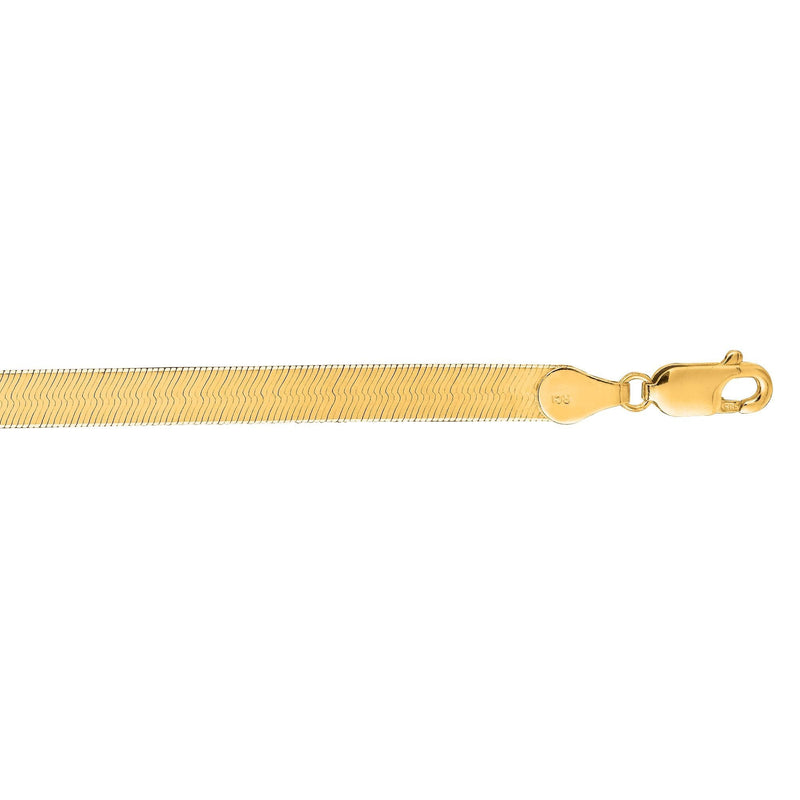 14K Gold 4.6mm Imperial Herringbone Chain 