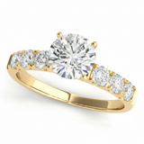 Solitaire Engagement Ring (50261-E) — Yellow Gold