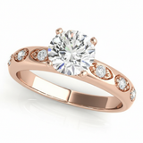Solitaire Engagement Ring (50291-E) — Rose Gold