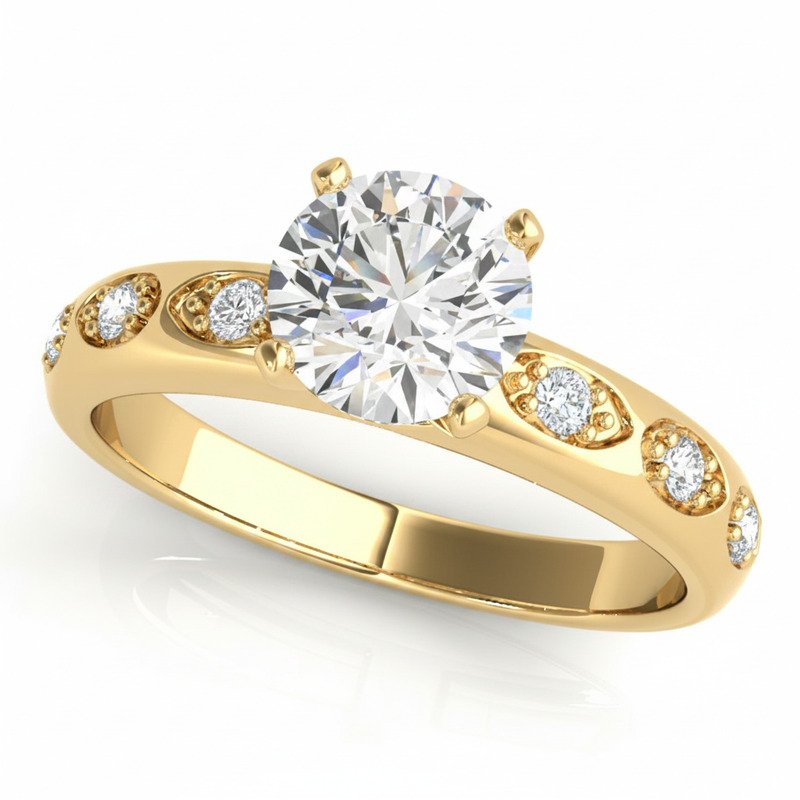 Solitaire Engagement Ring (50291-E) — Yellow Gold