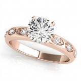 Solitaire Engagement Ring (50291-E) — Rose Gold