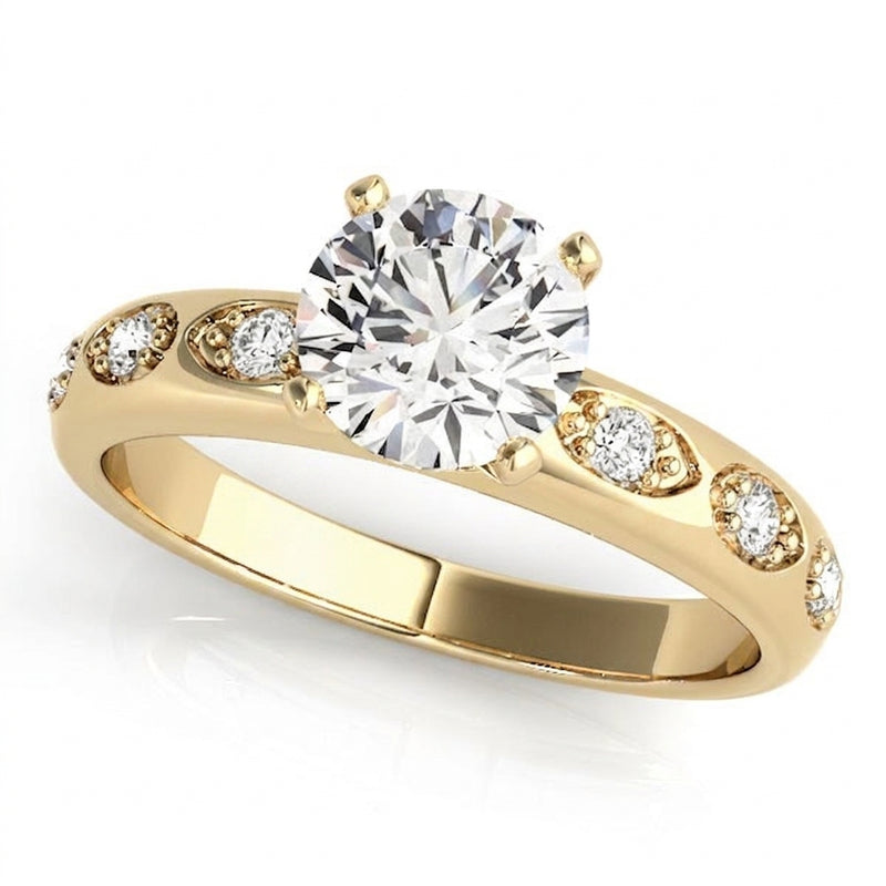Solitaire Engagement Ring (50291-E) — Yellow Gold