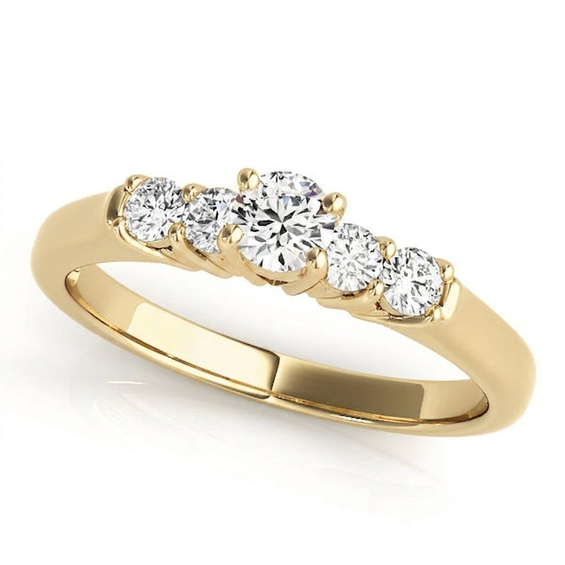 Solitaire Engagement Ring (50312-E) — Yellow Gold