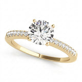 Solitaire Engagement Ring (50322-E) — Yellow Gold