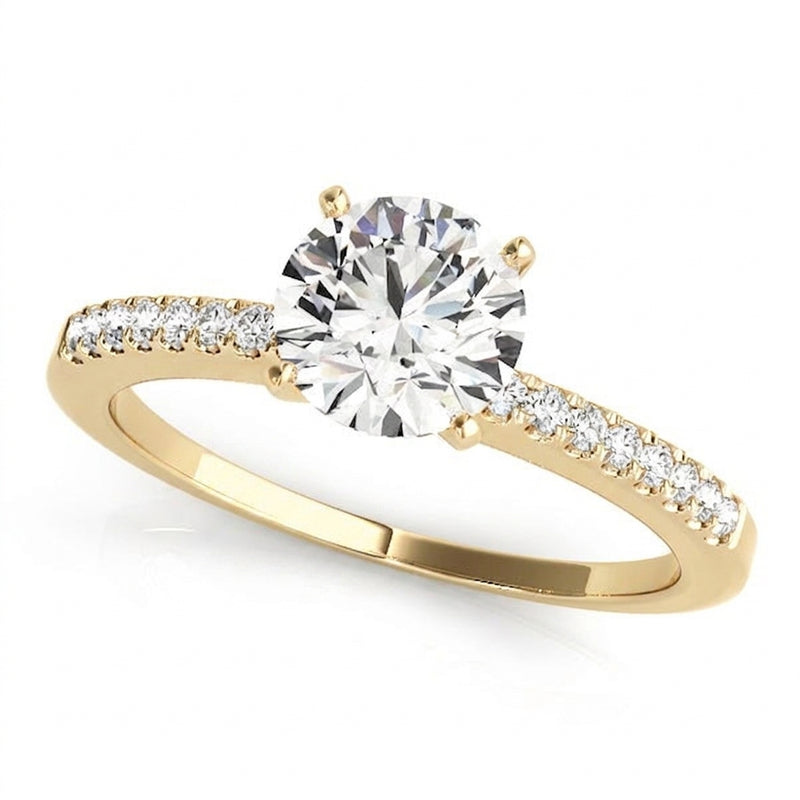 Solitaire Engagement Ring (50322-E) — Yellow Gold