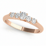 Solitaire Engagement Ring (50323-E) — Rose Gold