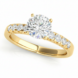 Solitaire Engagement Ring (50324-E) — Yellow Gold