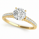 Solitaire Engagement Ring (50341-E) — Yellow Gold
