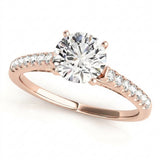 Solitaire Engagement Ring (50341-E) — Rose Gold