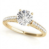 Solitaire Engagement Ring (50341-E) — Yellow Gold