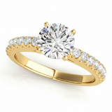 Solitaire Engagement Ring (50355-E) — Yellow Gold