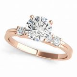 Solitaire Engagement Ring (50391-E) — Rose Gold