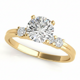 Solitaire Engagement Ring (50391-E) — Yellow Gold