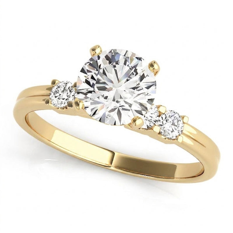 Solitaire Engagement Ring (50391-E) — Yellow Gold