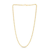 14K 3.7mm Silk Rope Chain