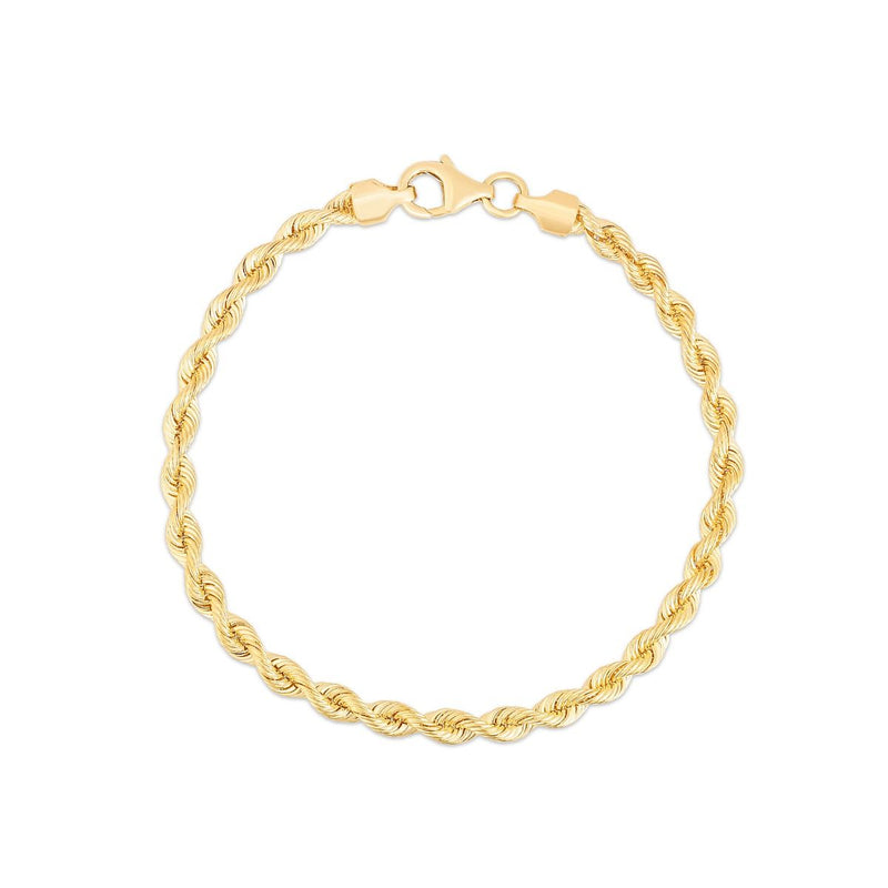 14K 3.7mm Silk Rope Chain