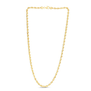 14K 4.3mm Silk Rope Chain
