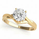 Solitaire Engagement Ring (50083-E) — Yellow Gold