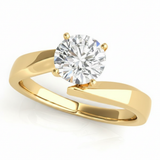 Solitaire Engagement Ring (50205-E) — Yellow Gold