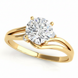 Solitaire Engagement Ring (50132-E) — Yellow Gold
