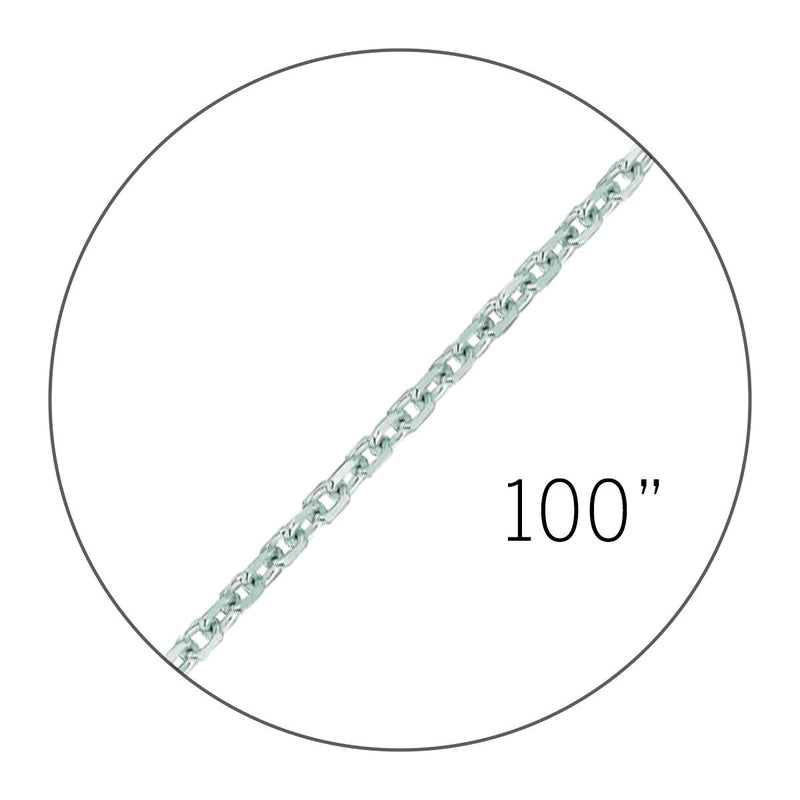 14K 100" 1.5mm DC Cable Spool Chain